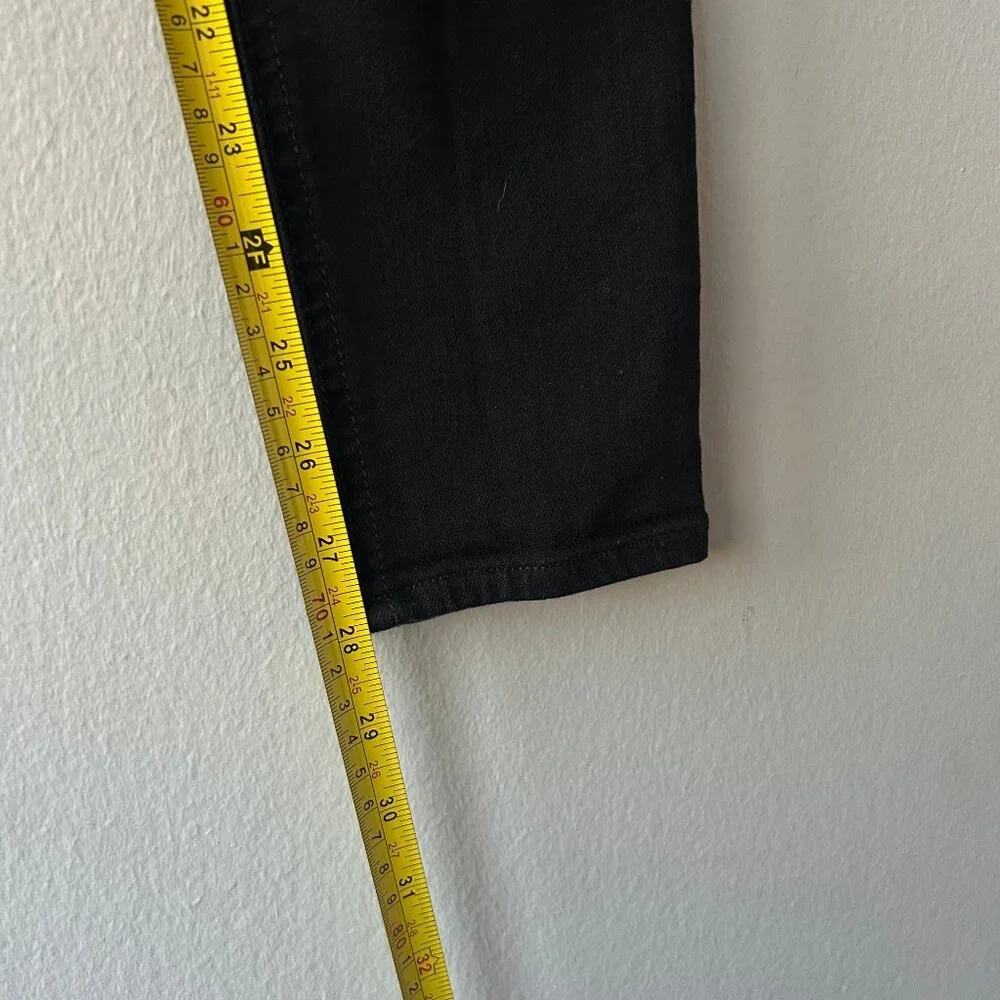 Rag & Bone Nina Skinny Jeans Women 24 Black High Rise - Picture 11 of 11